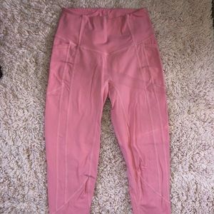 COPY - Pink TYC full length leggings with pockets